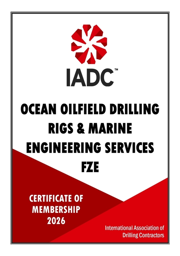 iadc certificate - FZE